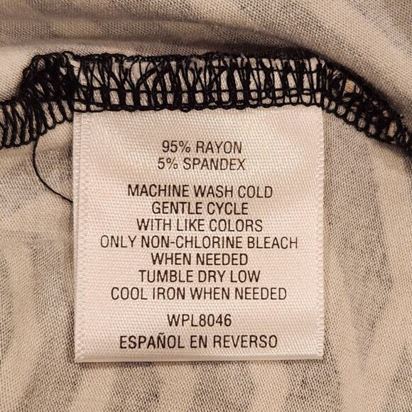 JM Collection Woman Blouse – Black and Cream, 2X NWOT - Picture 6 of 7